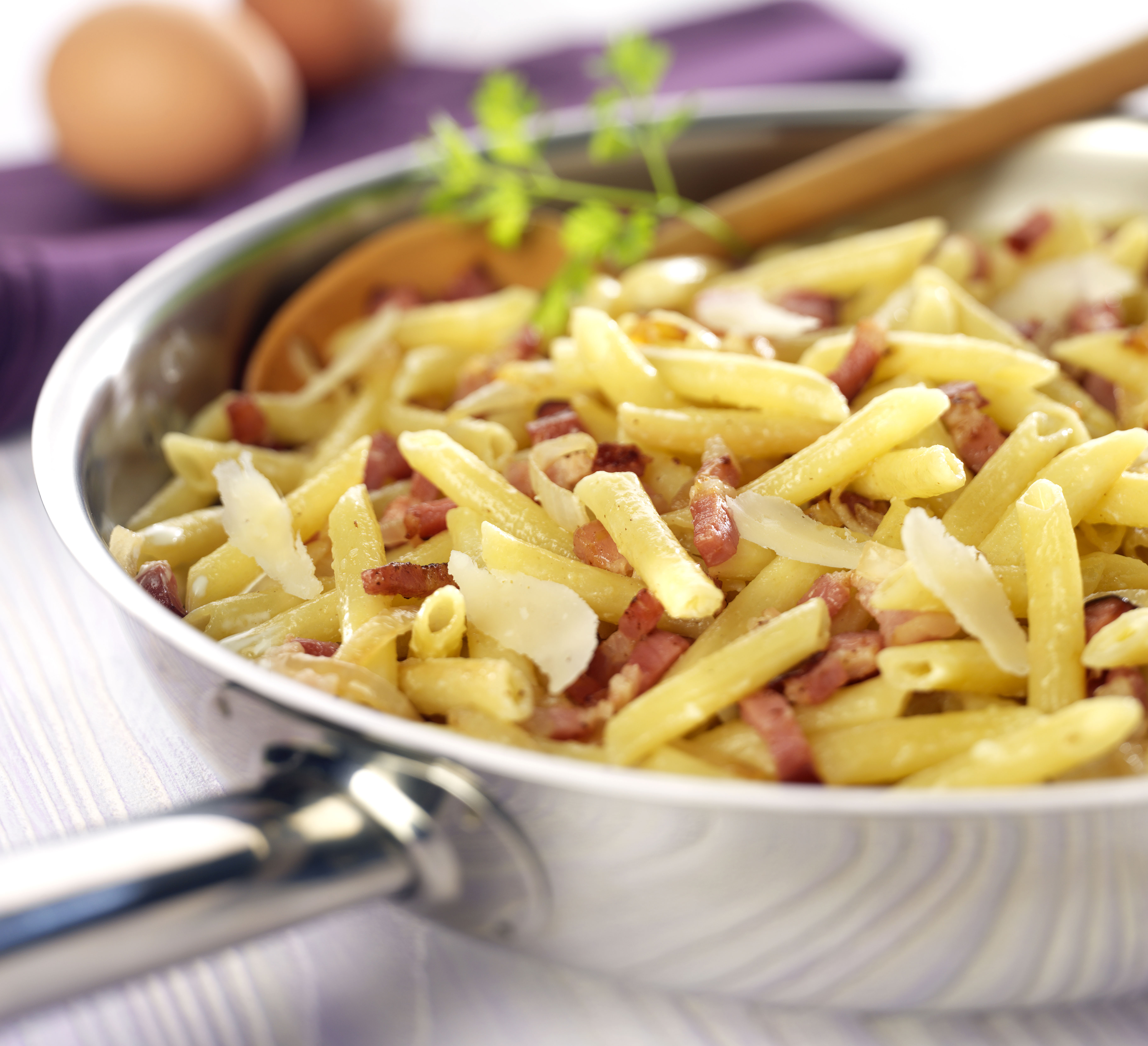 Penne a carbonara 